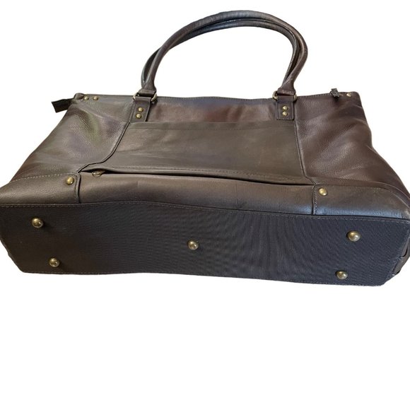 Solo Jay Leather Laptop Bag - Picture 8 of 12